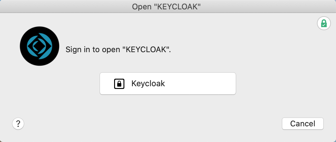 fm keycloak log in