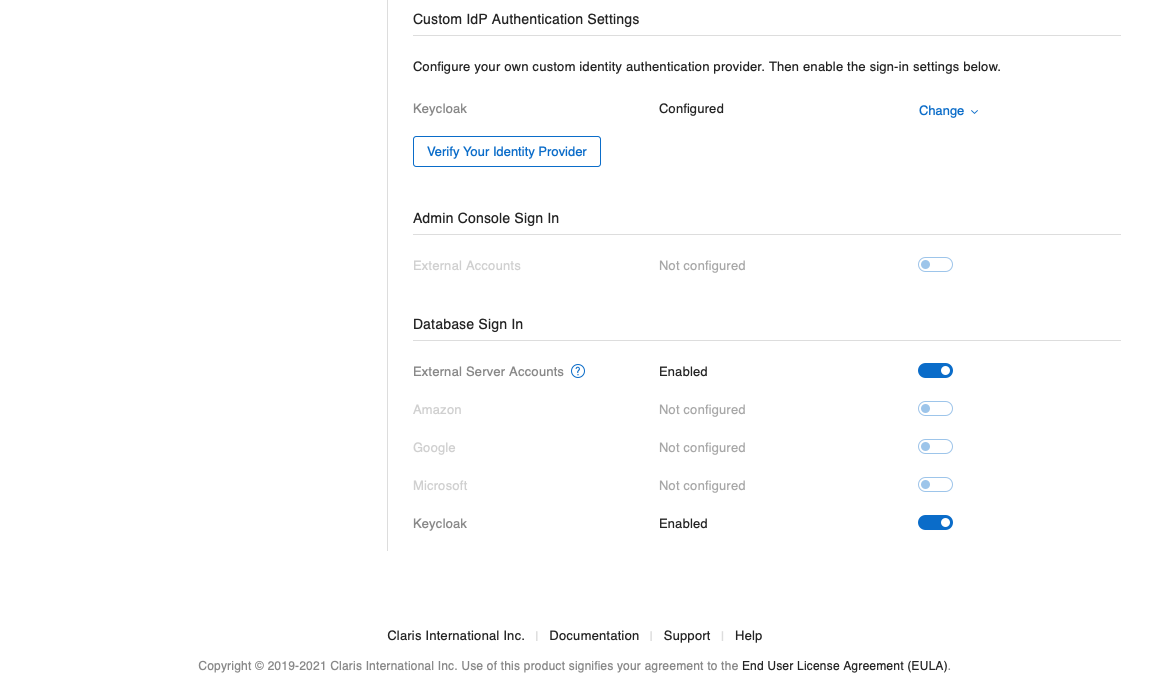 fm keycloak configured