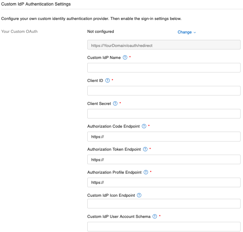 fm keycloak custom idp settings