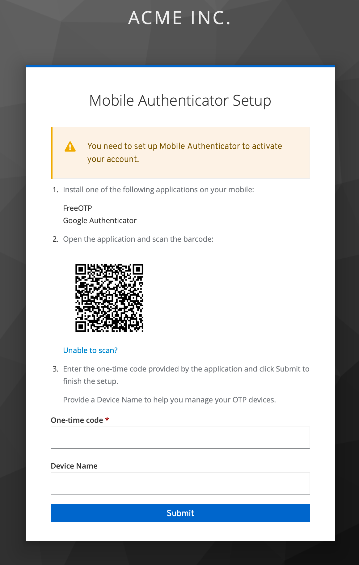 fm keycloak auth setup