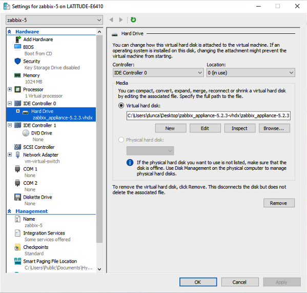 zabbix 5 appliance connection refused 5