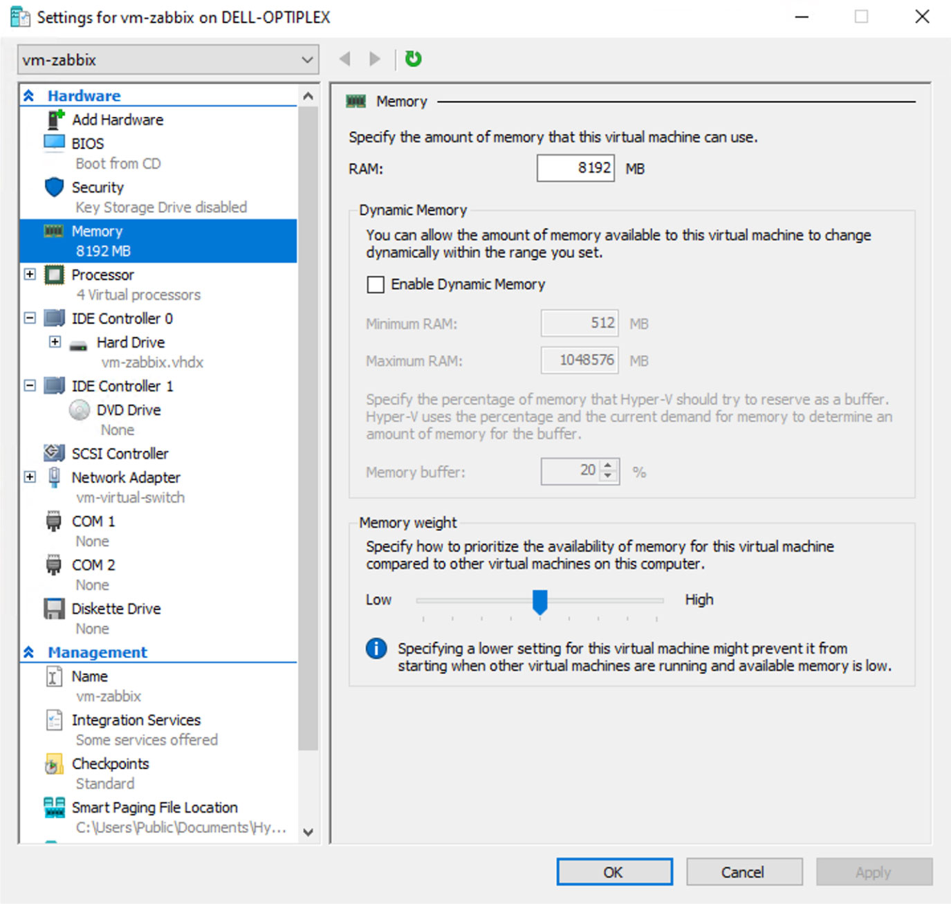 Virtual Machine Memory